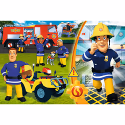 Trefl Brave Fireman Sam Jeu de puzzle 24 pièce(s) Enfants