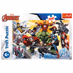 Trefl The power of the Avengers Jeu de puzzle 100 pièce(s) Dessins animés