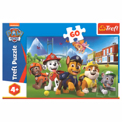 Trefl Paw Patrol Puzzle 60 Jeu de puzzle 60 pièce(s) Dessins animés