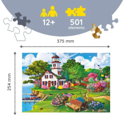 Trefl 20161 puzzle Contour pour puzzle 500 pièce(s) Paysage