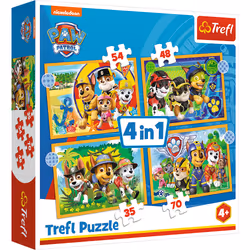 Trefl Holiday Paw Patrol, 35 pièce(s), Dessins animés, 4 an(s)