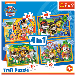 Trefl Holiday Paw Patrol Jeu de puzzle 35 pièce(s) Dessins animés