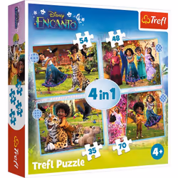 Trefl 34615, 54 pièce(s), Autres, 4 an(s)