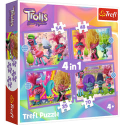 Trefl Trolls Adventures of colorful Jeu de puzzle 54 pièce(s) Dessins animés