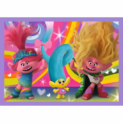 Trefl Trolls Adventures of colorful Jeu de puzzle 54 pièce(s) Dessins animés