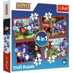 Trefl Sonic The Hedgehog The adventures of Sonic Jeu de puzzle 54 pièce(s) Jeu vidéo