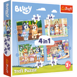 Trefl Bluey and his world, 12 pièce(s), Dessins animés, 3 an(s)