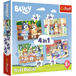 Trefl Bluey and his world Jeu de puzzle 12 pièce(s) Dessins animés