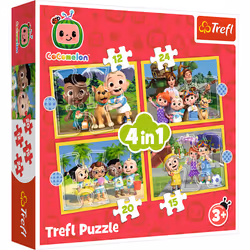 Trefl Cocomelon, 12 pièce(s), Dessins animés, 4 an(s)