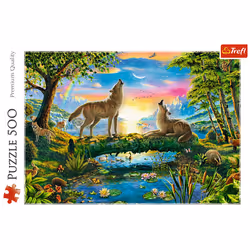 Trefl Lupine nature Jeu de puzzle 500 pièce(s) Animaux