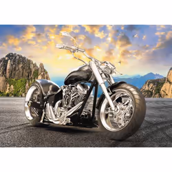 Trefl Black motorcycle Jeu de puzzle 500 pièce(s) Sports