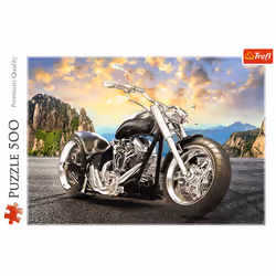 Trefl Black motorcycle Jeu de puzzle 500 pièce(s) Sports
