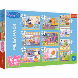 Peppa Pig 10 in 1 Mega Pack, 48 pièce(s), Dessins animés, 4 an(s)