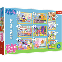 Peppa Pig 10 in 1 Mega Pack Jeu de puzzle 48 pièce(s) Dessins animés