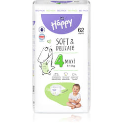 Bella Baby Happy Soft&Delicate Size 4 Maxi 8-14 kg 62 pcs