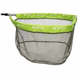 Épuisette de pêche - Mikado - Compacte et pliable - Aluminium - Maille douce