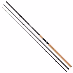 Canne à Pêche Carpe - MIKADO - Twin Feeder - Longueur Modifiable - 360 cm - Noir