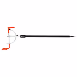 Porte Canne Surfcasting - Mikado - Télescopique - Aluminium et Acier - Noir