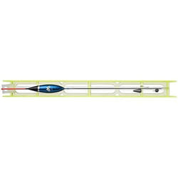 Set de Pêche - MIKADO - 004 H12 - Flotteur 0.75 g - Couleur Bleu - Idéal pour la Pêche