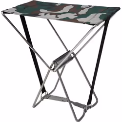 Chaise de Pêche Pliante - Mikado - Camouflage - Robuste et Durable