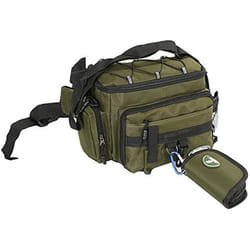 Sac de pêche - MIKADO - Taille moyenne - Nylon - Vert - 4 roues