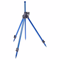 Trépied de Pêche - Mikado - Surfcast - Aluminium - Résistant à leau salée - Bleu
