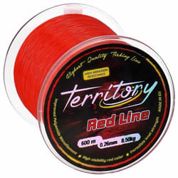 Fil Monofilament Carpe - Mikado - Territory - Rouge - 600m - 0.26mm
