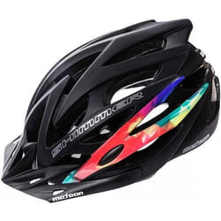 Casque de Vélo - METEOR - SHIMMER - Réglable - Réfléchissant - Noir