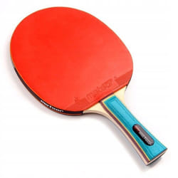 Raquette De Tennis De Table - meteor Zephyr - Ping Pong - pour amateurs et demi professionnels - Rouge Noir