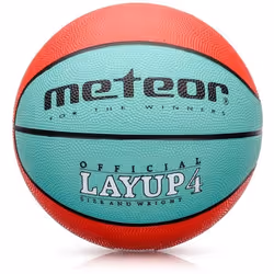 Ballon de Basket Basketball meteor Layup 4 - pour enfants et adolescents - Extérieur Intérieur - pour sentraîner et jouer au  ...