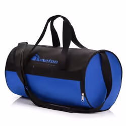 meteor Sac de Sport Fitness Rond SIGGY 25L Bleu Noir pour Femme Homme Enfant Fille - Bag Sac Voyage Bagage Duffel Moderne Fit ...