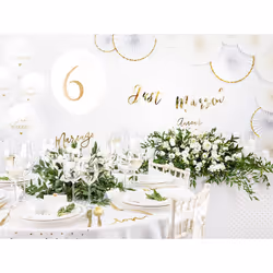 PartyDeco WS10-019ME-KARTON carte de table 40 pièce(s)