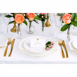 PartyDeco WS10-019R-KARTON carte de table 40 pièce(s)
