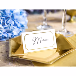 PartyDeco WS8-019ME-KARTON carte de table 50 pièce(s)