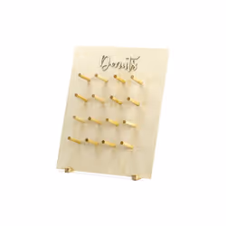 PartyDeco SND1-100-KARTON, Rectangulaire, Marron, Bois, 450 mm, 550 mm, 5 pièce(s)