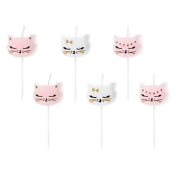 PartyDeco SCS-4 bougie et bougie magique Noir, Or, Rose, Blanc 6 pièce(s)