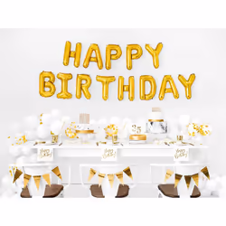 PartyDeco SP33-79-008-019 serviette et serviette de table en papier Or, Blanc 20 pièce(s)