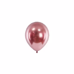 50 ballons rose gold glossy