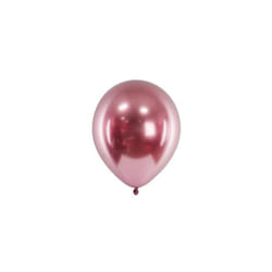 50 ballons rose gold glossy