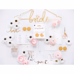 PartyDeco WI1-019ME-KARTON cintre Or