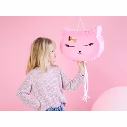 PartyDeco Piñata - Chaton, 35x27x9cm