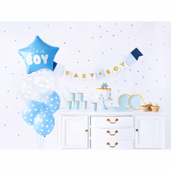 PartyDeco SET2-001-EU1-KARTON, Décoration, Bleu, Blanc, Soirée à thème, 8 pièce(s)