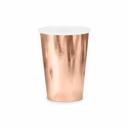 PartyDeco KPP35-019R-EU1, 220 ml, Papier, Or rose, 75 mm, 75 mm, 130 mm