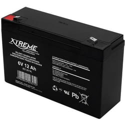 Batterie gel 6V 12Ah rechargeable AGM Xtreme - idéale pour les systèmes dalarme et les onduleurs