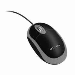 BLOW MP-20, Ambidextre, Optique, USB Type-A, 1000 DPI, Noir, Gris