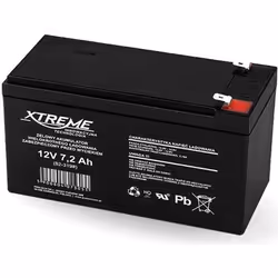 Batterie au gel 12V 7.2Ah voiture moto vehicule sans entretien dans toutes les conditions Xtreme