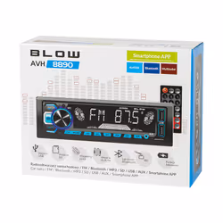 BLOW AVH-8890 Radio portable Voiture Noir
