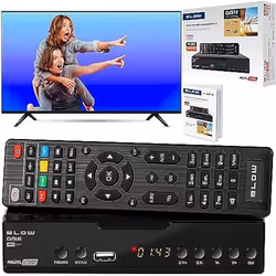 Décodeur DVB-T2 HEVC - BLOW - Tuner TV HD - USB - HDMI - Noir