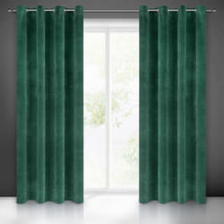 Rideau prêt villa 140X250 cm vert foncé