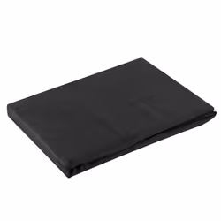 Eurofirany 5900811864318, Eponge, Satin, 160 x 200 cm, Noir, Monochromatique, 125 g/m²